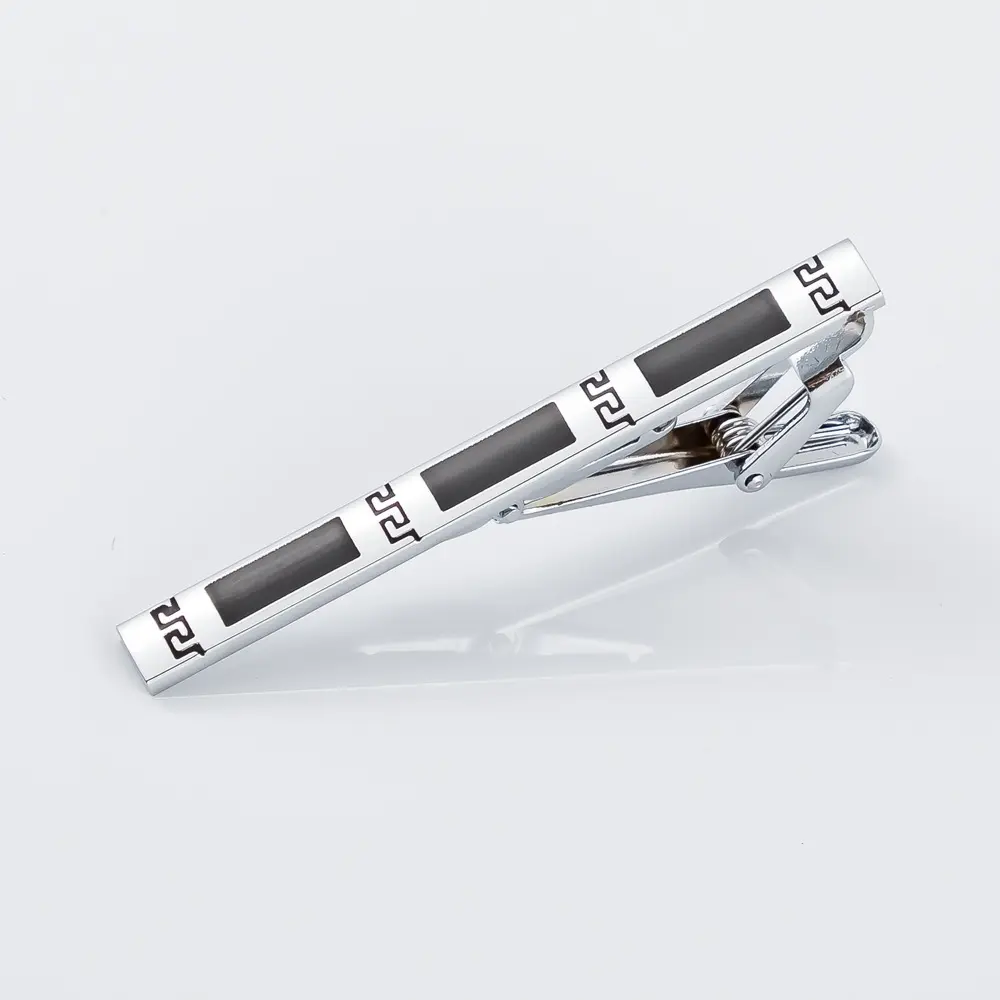 Wholesale Black Enamel Tie Clips High Quality B...