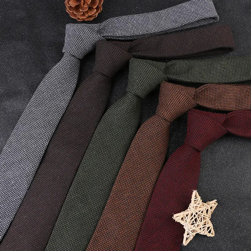 Wholesale Men Business Formal Wear 6cm Cotton N...