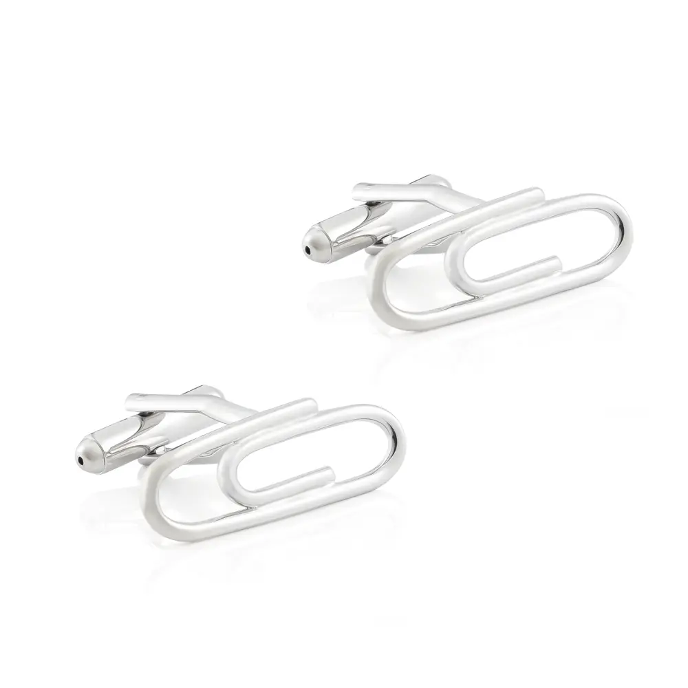 Wholesale Cufflinks Paper Clips Design Business Office Cufflinks Unique Fashion cCufflinks For Men CL0012
