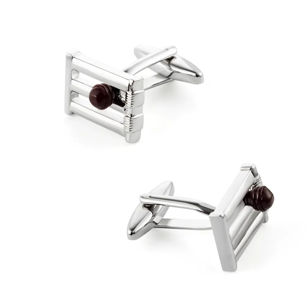 OEM High Quality Mens DIY Brass Notes Design Enamel Cufflinks Gifts CC0032