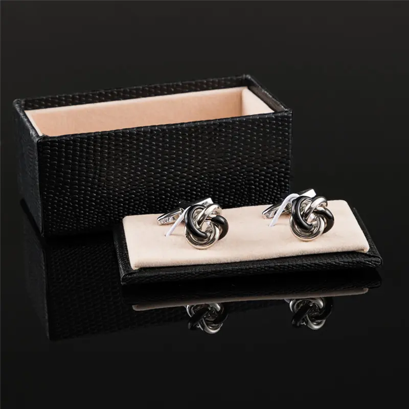 Classic Style Double Color Copper Knot Cufflink for Men Shirts05.jpg