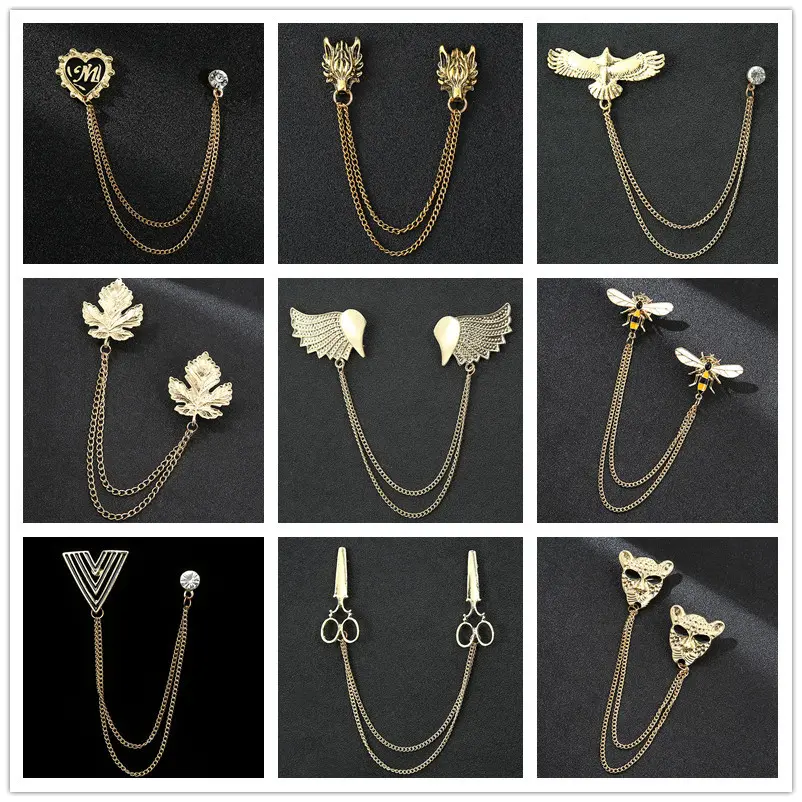 Vintage Men's Eagle, Leopard, Bee & Scissors Sh...