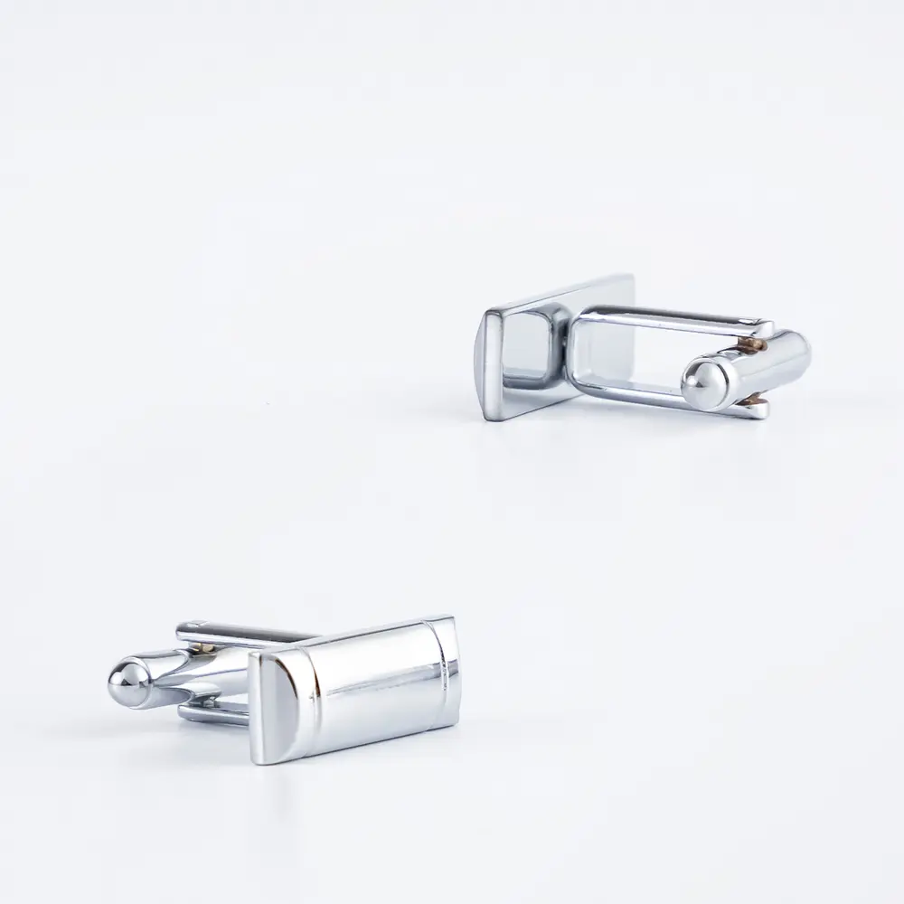 Business Classic Low MOQ Well-Brushed Square Shape Copper Cuff Link  CL-C208