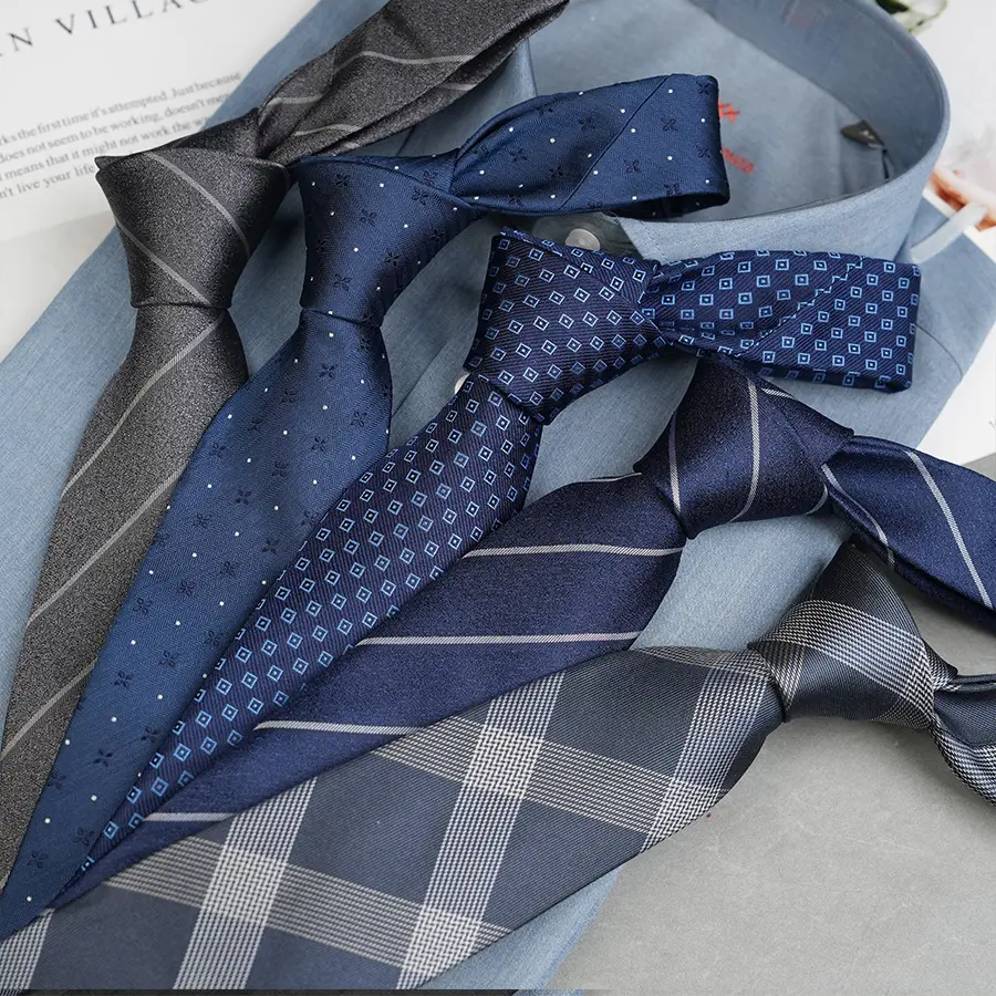 8cm Classic High Quality Silk Ties for Men's Formal Suit Business Suit Wear Factory Supply PT1020-FD70