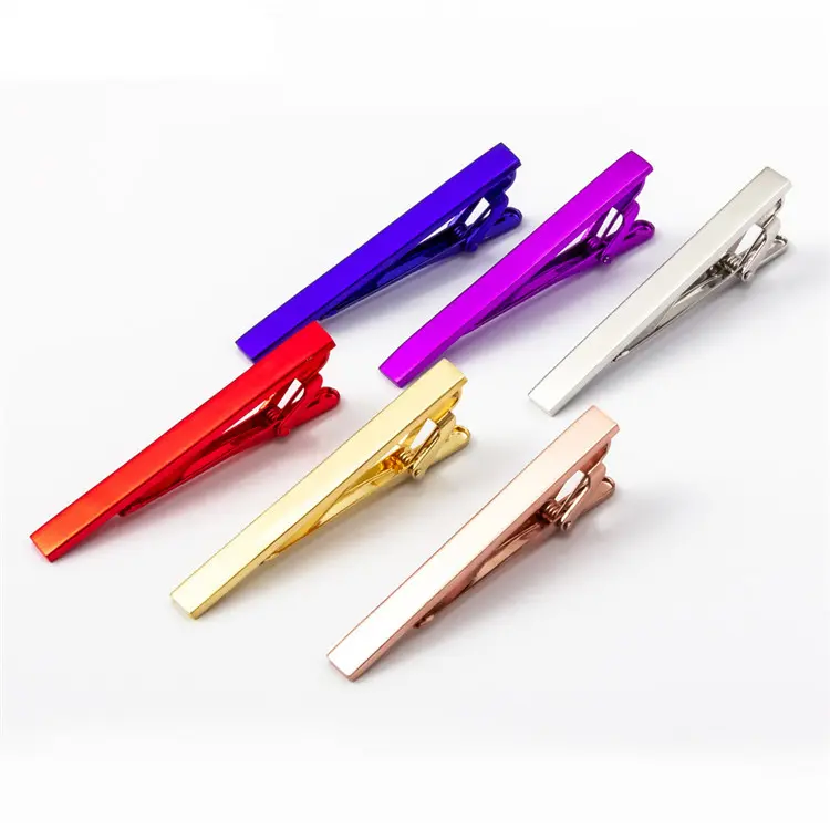 Tie Clips For Skinny Ties Metal Muliti-Color Cu...