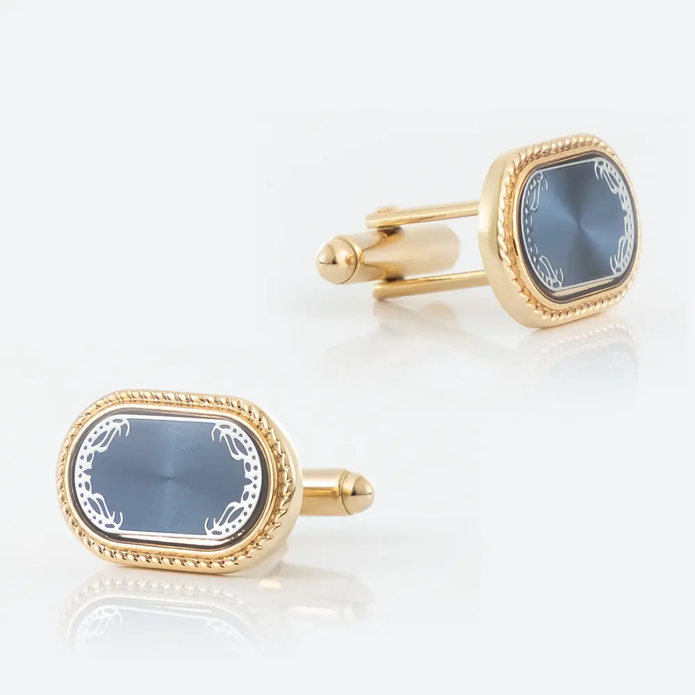 New Fashion French Wedding Party Business Shirt Accessories Mens Brass Cufflinks CA9003
