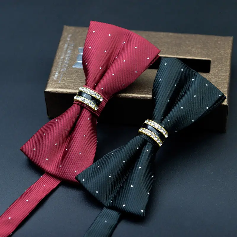 High Quality Men Jacquard Bow Tie Fashion Elega...
