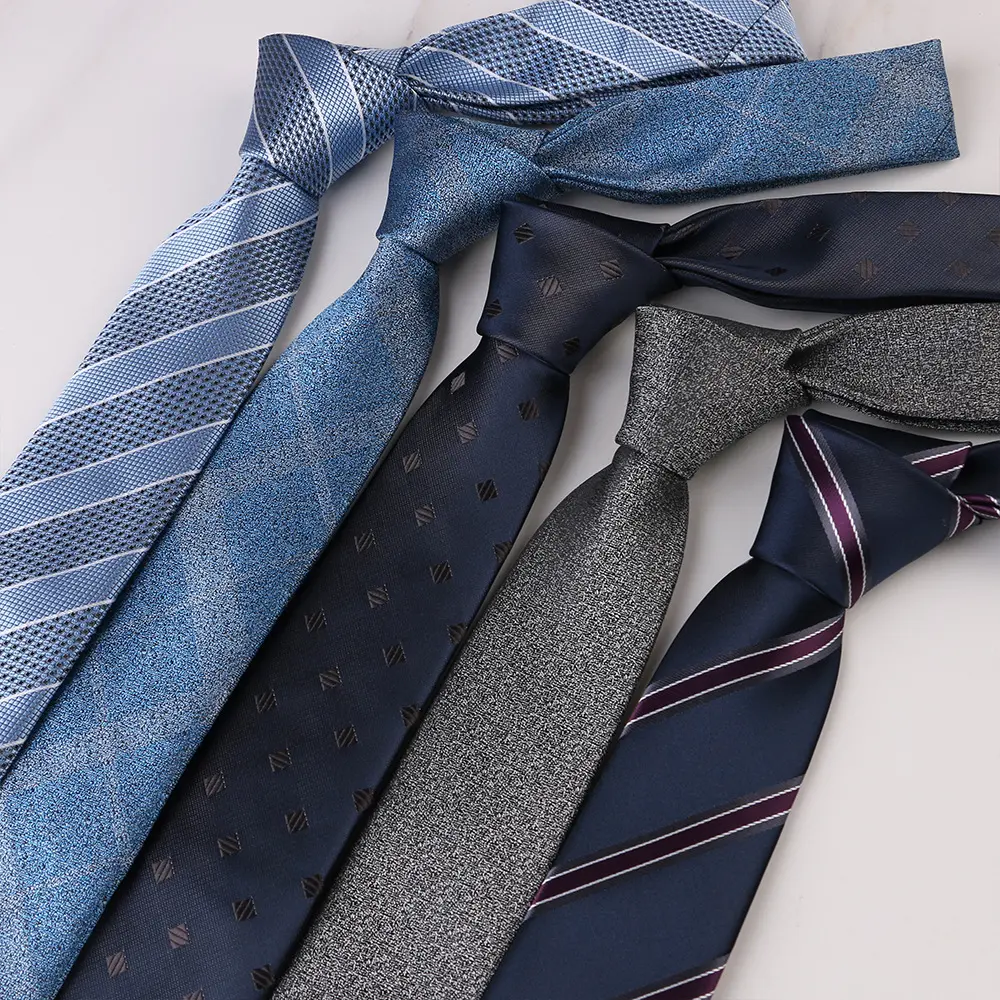 Cheap Wholesale 6cm Good Quality Jacquard Polyester Tie Stripe Burgundy for Men PT1027-FD16