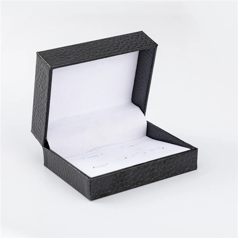 Classic Black Paper Gift Box Cufflinks Studs St...