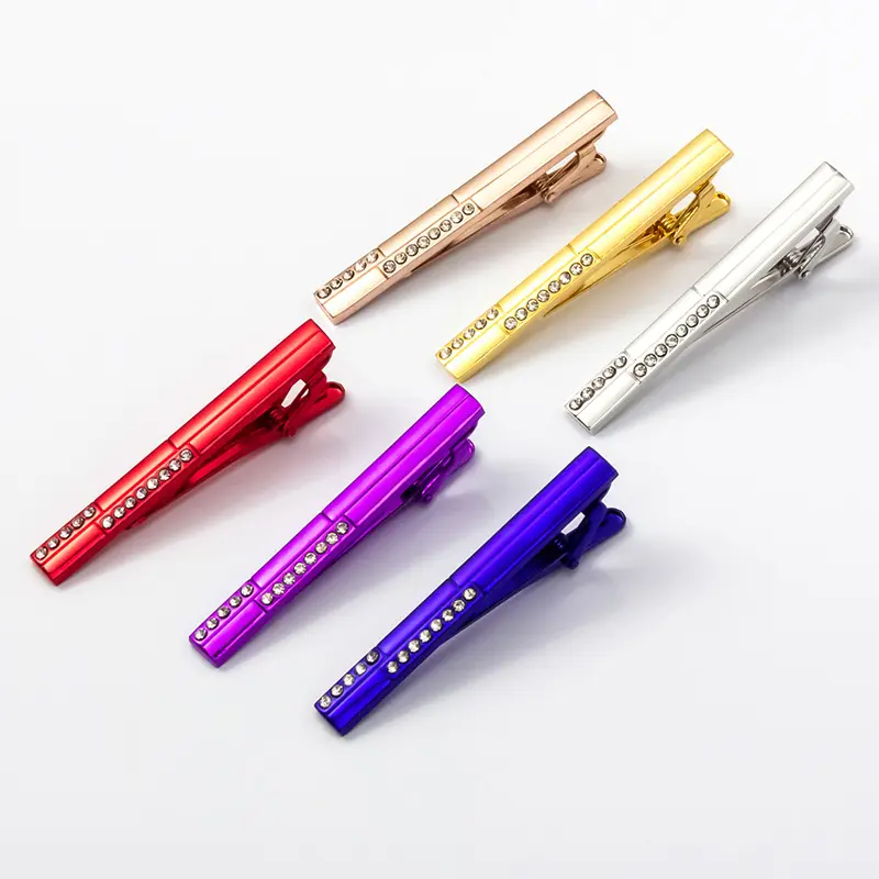 Men's Colorful Tie Clip Wedding Party Business ...