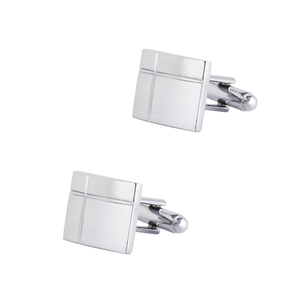 Wholesale New Arrival Elegant Glossy Engraving Button French Exquisite Cufflinks CL-C016