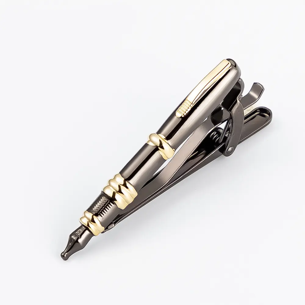 Factory Wholesale Premium Tie Pin Unique Design Pen Men's Tie Clip Accessories on Tie TL8014