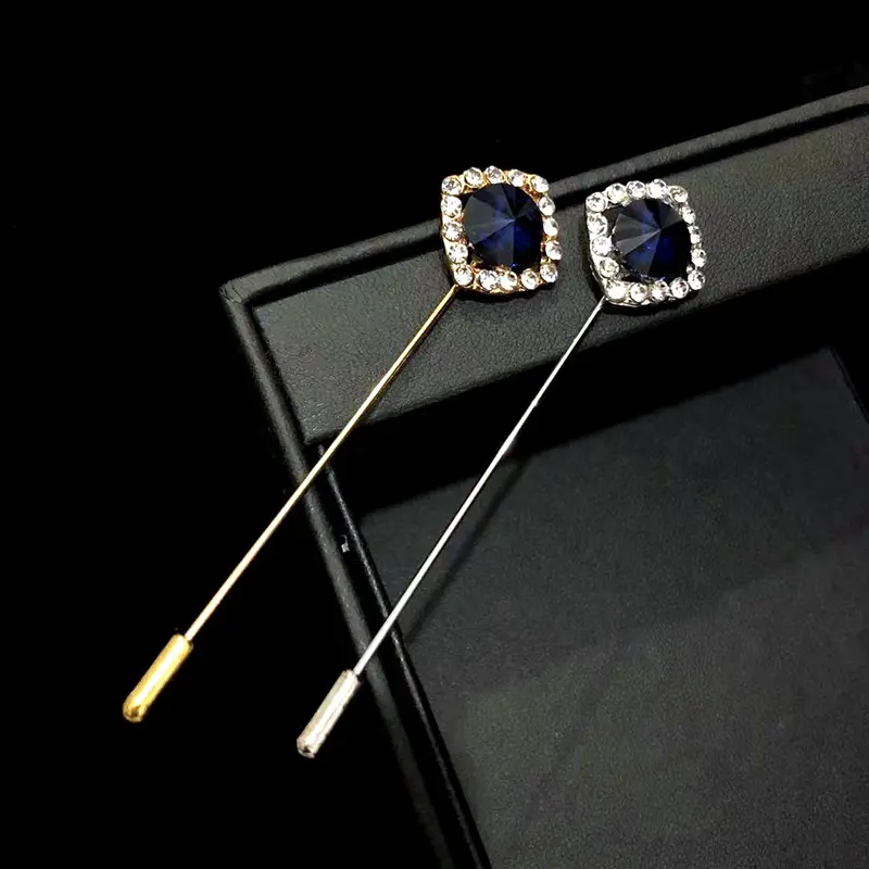 Bulk Wholesale Luxury Gemstone Inlaid Bar Pin B...
