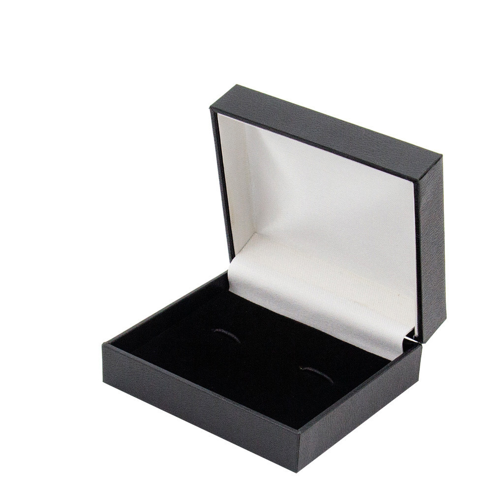 Wholesale Black Plastic Cufflinks Gift Boxes Ch...
