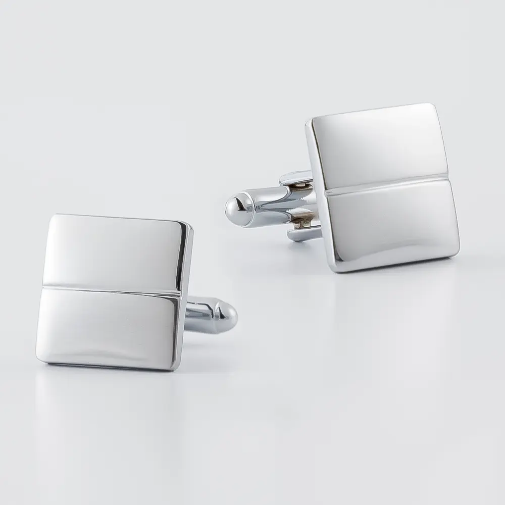 Wholesale Custom Copper High Polished Mirror Square Men French Shirt Sleeve Cufflinks CL-C129