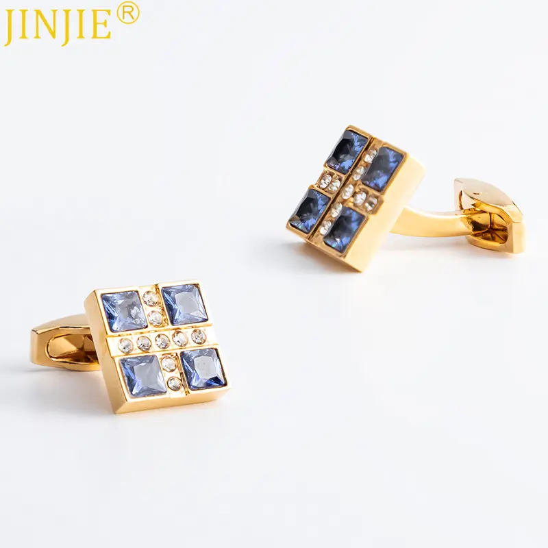 High Quality Gold Sapphire Men's Wedding Unisex...
