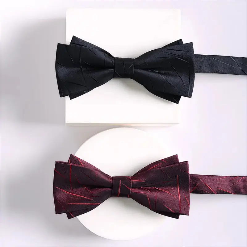 Classic Party Wedding Polyester Adjustable Bow Ties for Suit03.jpg