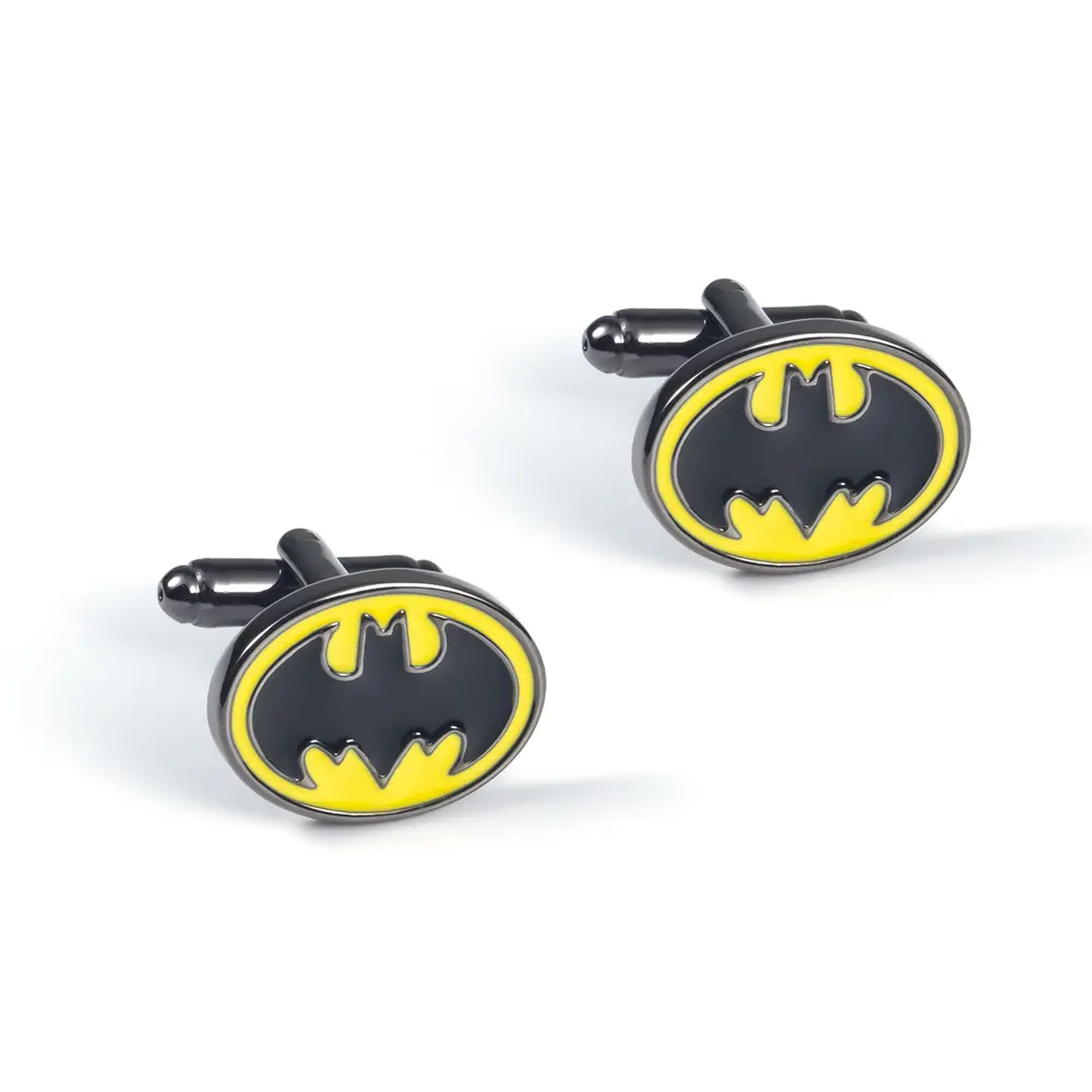 Bat Man Shirt Cufflinks OEM Fashion Bat Logo D.C Comics Custom Cufflinks Manufacturer CC0251