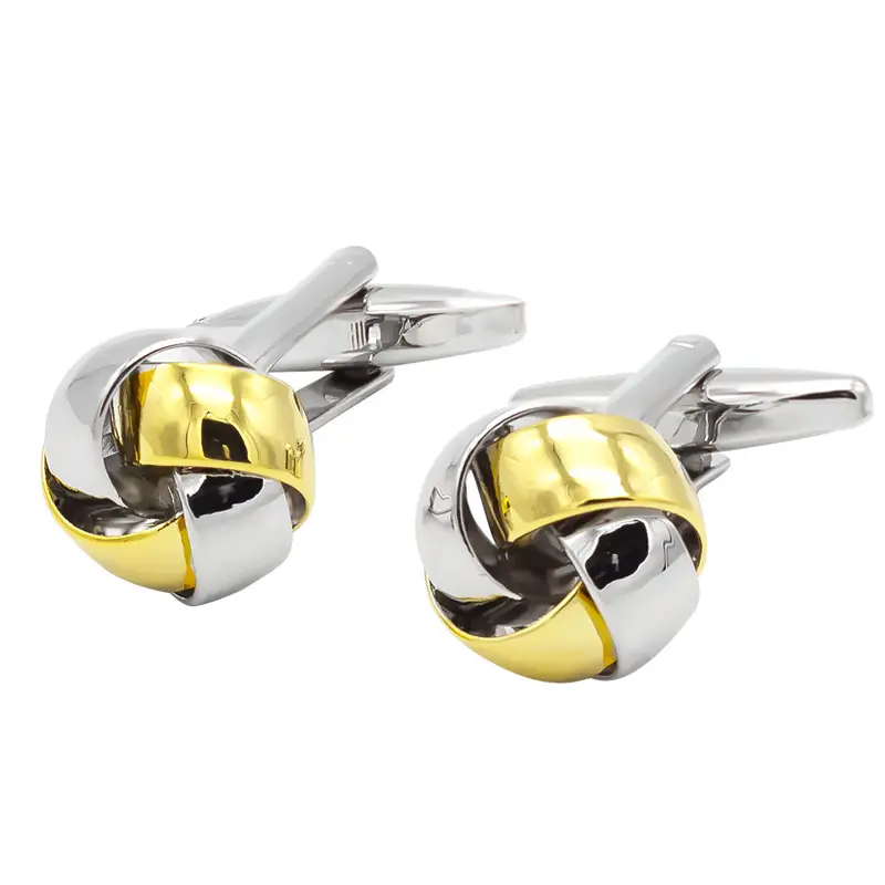 Knot Elegant Cufflinks Custom Mens Suit Shirt Trendy Cufflinks for Men