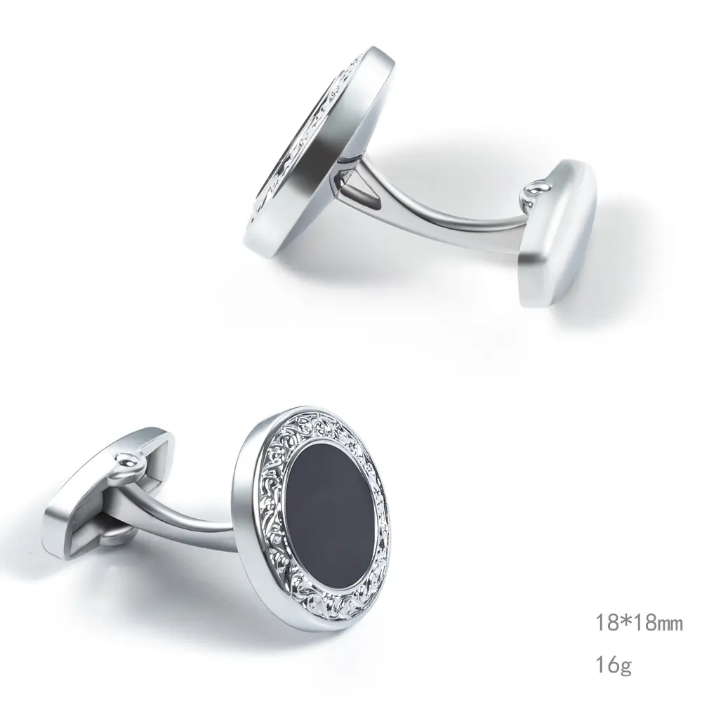 Hot Selling Vintage Round Greek Enamel Cufflinks for Shirt Men Cufflinks For Shirt CCW0089