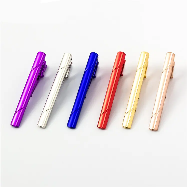 Cheap & Hot Selling Amazon Simple and Elegant Gold Tie Pin Tie Bars Brass Blank Tie Clips Wholesale TL1130