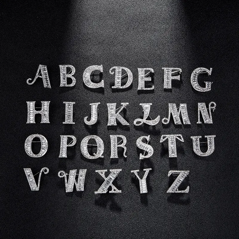 Factory Wholesale Alphabet Crystal Metal Letter...