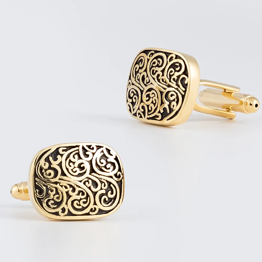 Vintage Roman Lover Pattern Cuff Links Men Business Wedding Shirt Accessory Gifts CC0332-G