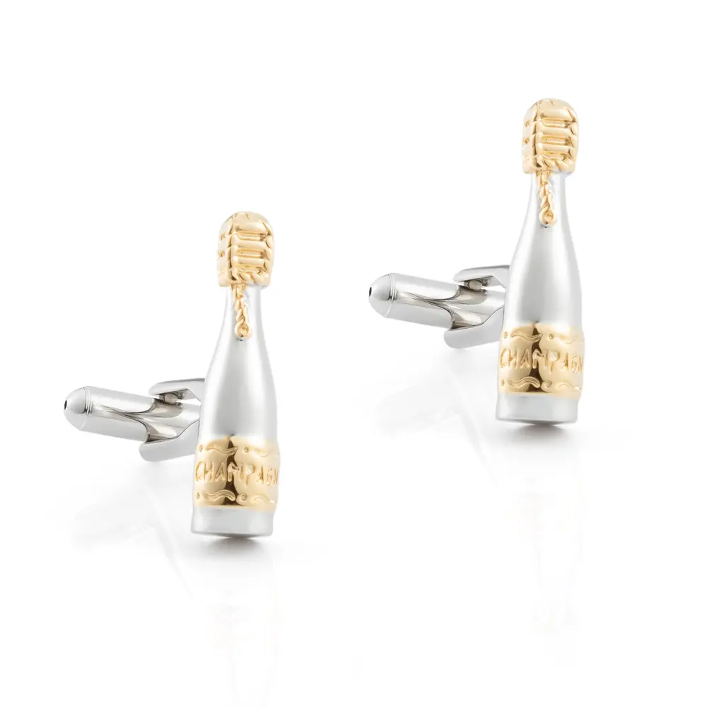 Fashion Luxury Gold Silve Men's Novelty Champag...