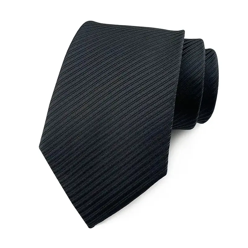 cm Solid Color High Density Silk Satin Striped Cheap Polyester Tie For Men04.jpg