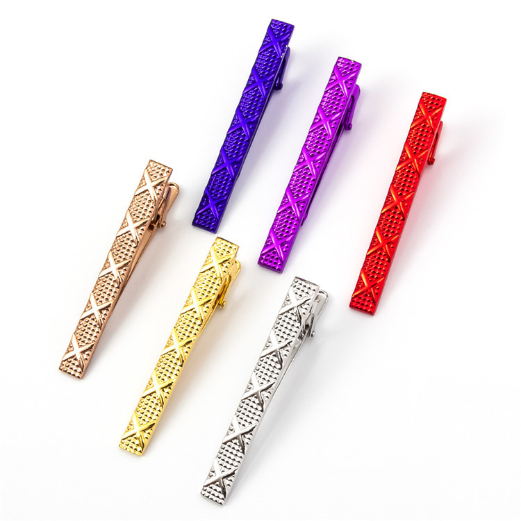 Metal Tie Clips Set For Men Business Suit Fashi...