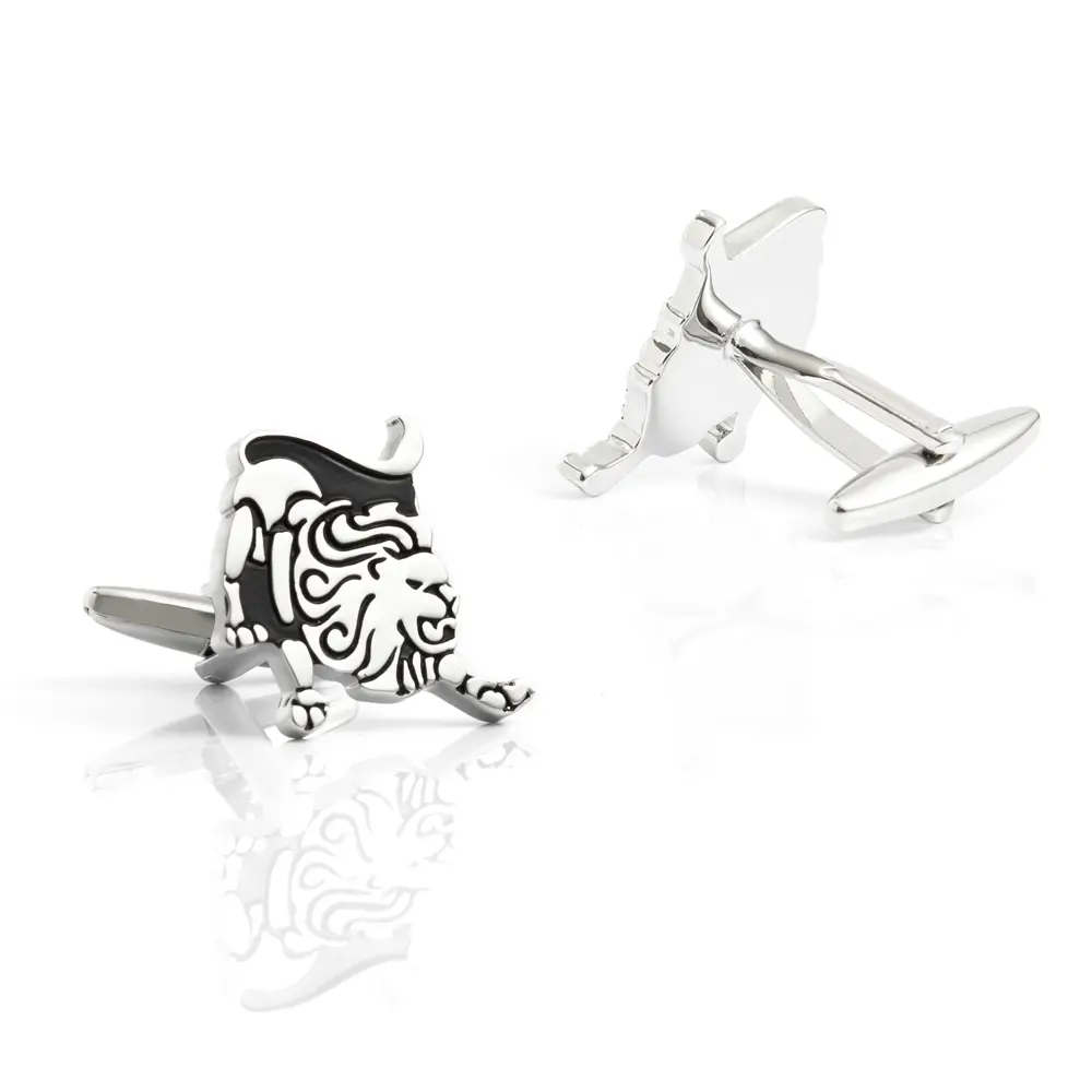 Zodiac Sign Lion Constellation Enamel Baking Paint Cufflinks Manufacturer Sales CC0246-Lions