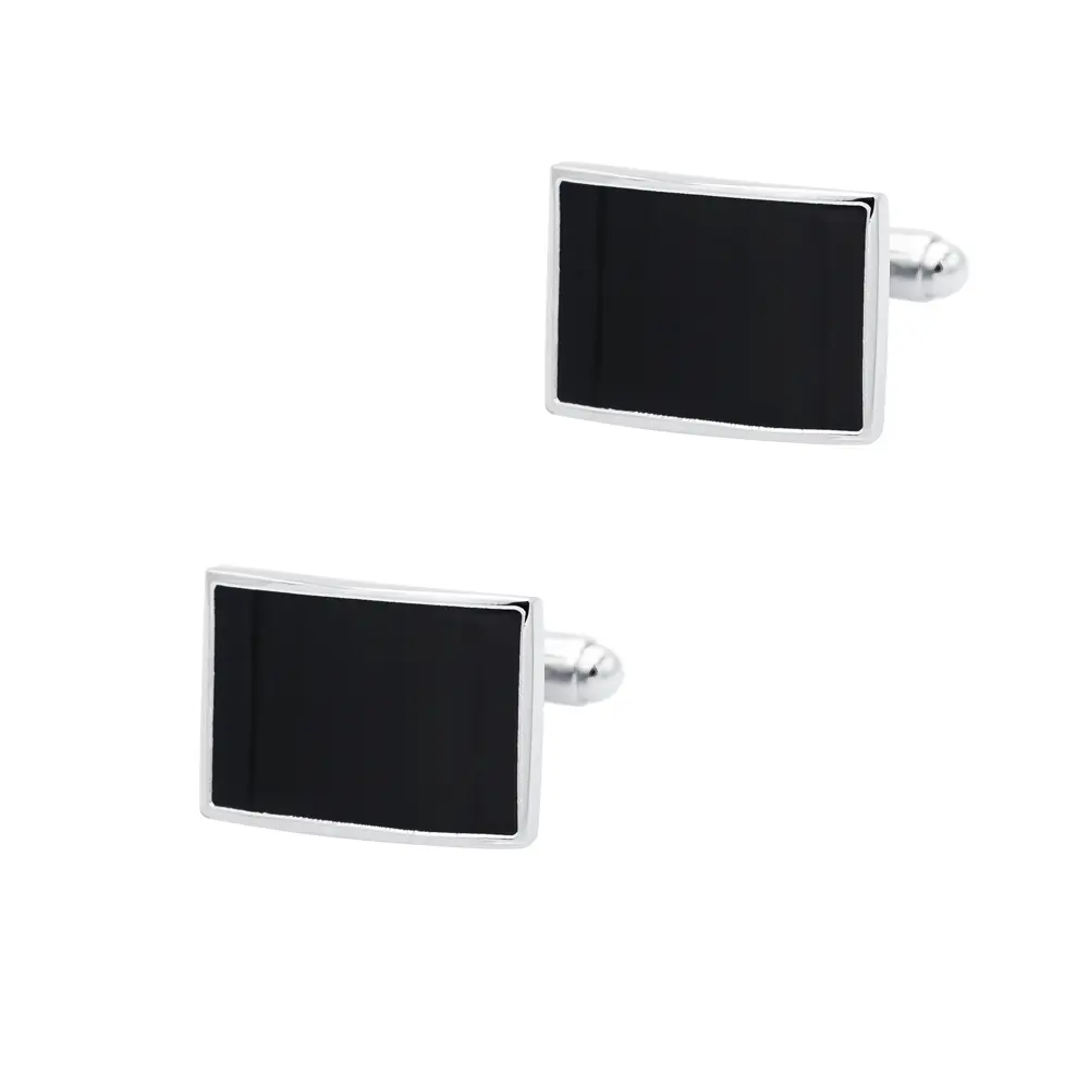 High Polish  Square Blank Cuff Links Luxury Sui...