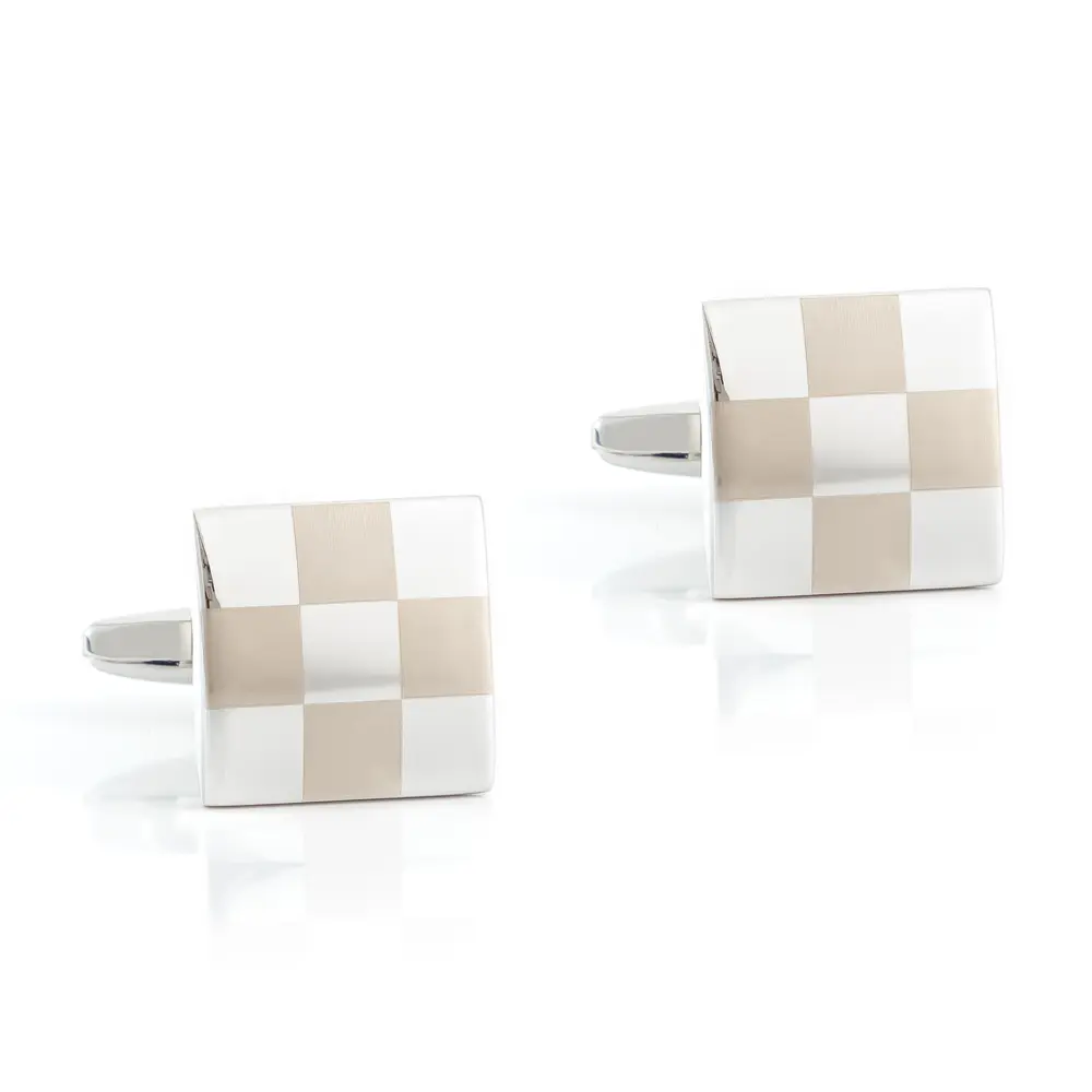 Wholesale High Quality Copper Material Laser Metal French Cufflinks For Men's Shirt CL0181