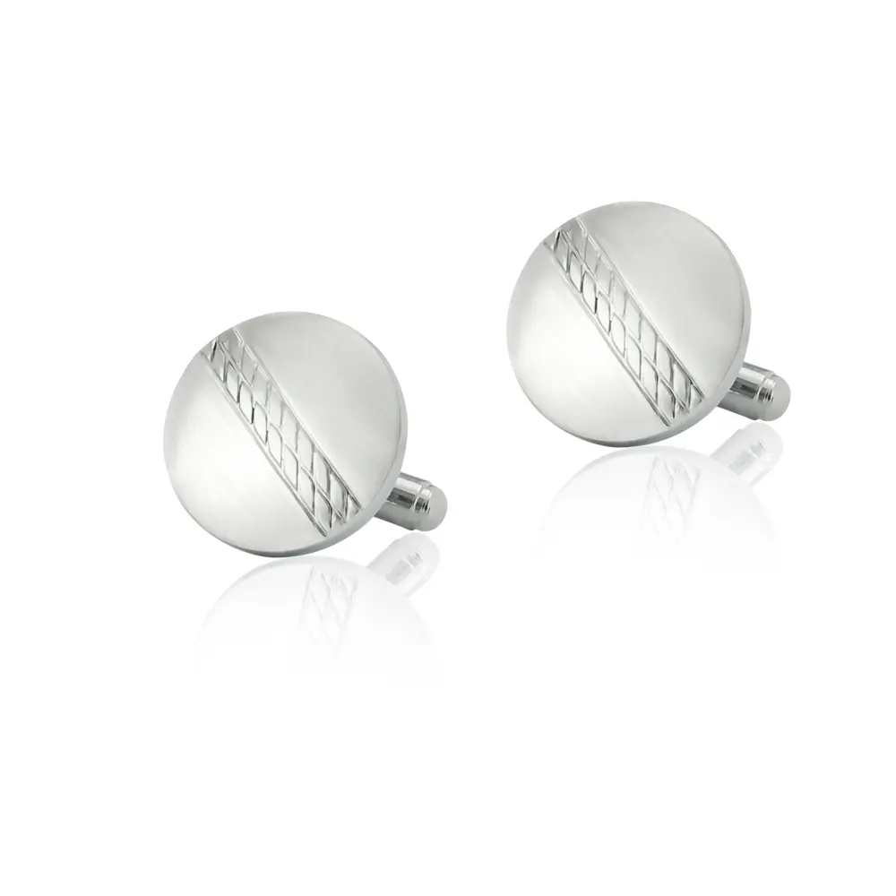 Manufacturer Supplier Premium Silver Formal Dress Suit Shirt Polish Cufflinks Wholesale CL-C149