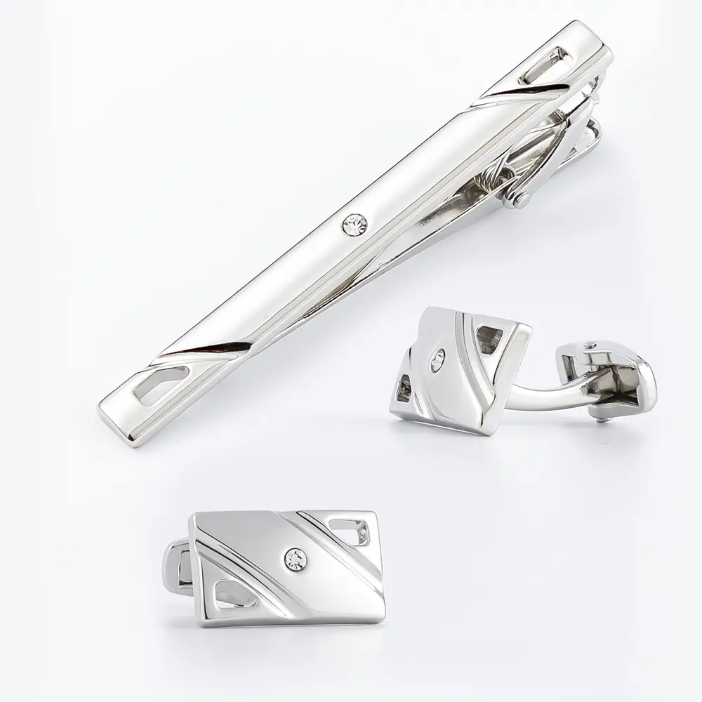 Classic Wedding Business Silver Rectangular Per...